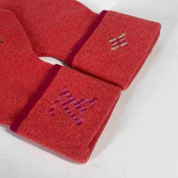 LOUIS VUITTON M70838 Gon Pop Monogram Gloves Wool / Cashmere pink/Red - Picture 9 of 10